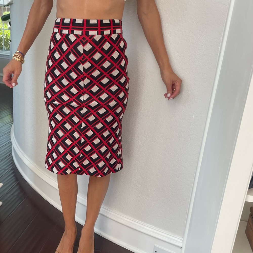 Diane vin Furstenberg flare wool skirt